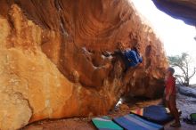 Bouldering in Hueco Tanks on 02/01/2020 with Blue Lizard Climbing and Yoga

Filename: SRM_20200201_1513110.jpg
Aperture: f/4.5
Shutter Speed: 1/250
Body: Canon EOS-1D Mark II
Lens: Canon EF 16-35mm f/2.8 L