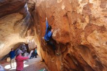 Bouldering in Hueco Tanks on 02/01/2020 with Blue Lizard Climbing and Yoga

Filename: SRM_20200201_1516070.jpg
Aperture: f/5.0
Shutter Speed: 1/250
Body: Canon EOS-1D Mark II
Lens: Canon EF 16-35mm f/2.8 L