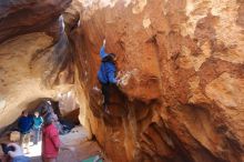 Bouldering in Hueco Tanks on 02/01/2020 with Blue Lizard Climbing and Yoga

Filename: SRM_20200201_1516180.jpg
Aperture: f/5.0
Shutter Speed: 1/250
Body: Canon EOS-1D Mark II
Lens: Canon EF 16-35mm f/2.8 L