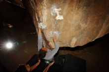 Bouldering in Hueco Tanks on 02/01/2020 with Blue Lizard Climbing and Yoga

Filename: SRM_20200201_1528240.jpg
Aperture: f/8.0
Shutter Speed: 1/250
Body: Canon EOS-1D Mark II
Lens: Canon EF 16-35mm f/2.8 L