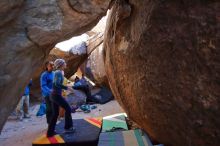 Bouldering in Hueco Tanks on 02/01/2020 with Blue Lizard Climbing and Yoga

Filename: SRM_20200201_1537170.jpg
Aperture: f/4.0
Shutter Speed: 1/250
Body: Canon EOS-1D Mark II
Lens: Canon EF 16-35mm f/2.8 L