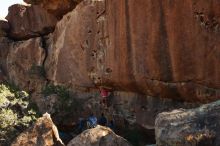 Bouldering in Hueco Tanks on 02/01/2020 with Blue Lizard Climbing and Yoga

Filename: SRM_20200201_1642480.jpg
Aperture: f/8.0
Shutter Speed: 1/200
Body: Canon EOS-1D Mark II
Lens: Canon EF 16-35mm f/2.8 L