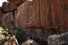 Bouldering in Hueco Tanks on 02/01/2020 with Blue Lizard Climbing and Yoga

Filename: SRM_20200201_1643050.jpg
Aperture: f/8.0
Shutter Speed: 1/200
Body: Canon EOS-1D Mark II
Lens: Canon EF 16-35mm f/2.8 L