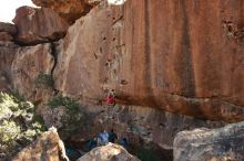 Bouldering in Hueco Tanks on 02/01/2020 with Blue Lizard Climbing and Yoga

Filename: SRM_20200201_1643140.jpg
Aperture: f/6.3
Shutter Speed: 1/200
Body: Canon EOS-1D Mark II
Lens: Canon EF 16-35mm f/2.8 L