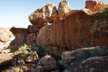 Bouldering in Hueco Tanks on 02/01/2020 with Blue Lizard Climbing and Yoga

Filename: SRM_20200201_1643260.jpg
Aperture: f/8.0
Shutter Speed: 1/200
Body: Canon EOS-1D Mark II
Lens: Canon EF 16-35mm f/2.8 L