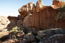 Bouldering in Hueco Tanks on 02/01/2020 with Blue Lizard Climbing and Yoga

Filename: SRM_20200201_1643420.jpg
Aperture: f/8.0
Shutter Speed: 1/200
Body: Canon EOS-1D Mark II
Lens: Canon EF 16-35mm f/2.8 L