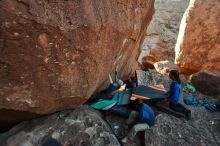 Bouldering in Hueco Tanks on 02/01/2020 with Blue Lizard Climbing and Yoga

Filename: SRM_20200201_1816460.jpg
Aperture: f/5.0
Shutter Speed: 1/250
Body: Canon EOS-1D Mark II
Lens: Canon EF 16-35mm f/2.8 L