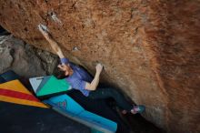 Bouldering in Hueco Tanks on 02/01/2020 with Blue Lizard Climbing and Yoga

Filename: SRM_20200201_1828130.jpg
Aperture: f/3.2
Shutter Speed: 1/250
Body: Canon EOS-1D Mark II
Lens: Canon EF 16-35mm f/2.8 L