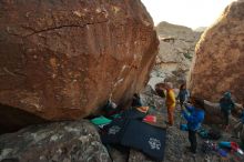 Bouldering in Hueco Tanks on 02/01/2020 with Blue Lizard Climbing and Yoga

Filename: SRM_20200201_1832000.jpg
Aperture: f/4.0
Shutter Speed: 1/250
Body: Canon EOS-1D Mark II
Lens: Canon EF 16-35mm f/2.8 L