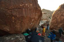 Bouldering in Hueco Tanks on 02/01/2020 with Blue Lizard Climbing and Yoga

Filename: SRM_20200201_1832460.jpg
Aperture: f/4.0
Shutter Speed: 1/250
Body: Canon EOS-1D Mark II
Lens: Canon EF 16-35mm f/2.8 L