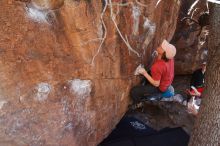 Bouldering in Hueco Tanks on 02/08/2020 with Blue Lizard Climbing and Yoga

Filename: SRM_20200208_1124270.jpg
Aperture: f/5.6
Shutter Speed: 1/250
Body: Canon EOS-1D Mark II
Lens: Canon EF 16-35mm f/2.8 L