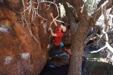 Bouldering in Hueco Tanks on 02/08/2020 with Blue Lizard Climbing and Yoga

Filename: SRM_20200208_1125510.jpg
Aperture: f/6.3
Shutter Speed: 1/250
Body: Canon EOS-1D Mark II
Lens: Canon EF 16-35mm f/2.8 L