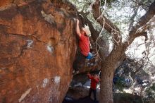 Bouldering in Hueco Tanks on 02/08/2020 with Blue Lizard Climbing and Yoga

Filename: SRM_20200208_1125590.jpg
Aperture: f/6.3
Shutter Speed: 1/250
Body: Canon EOS-1D Mark II
Lens: Canon EF 16-35mm f/2.8 L