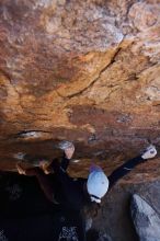 Bouldering in Hueco Tanks on 02/08/2020 with Blue Lizard Climbing and Yoga

Filename: SRM_20200208_1136380.jpg
Aperture: f/5.0
Shutter Speed: 1/250
Body: Canon EOS-1D Mark II
Lens: Canon EF 16-35mm f/2.8 L