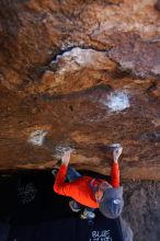 Bouldering in Hueco Tanks on 02/08/2020 with Blue Lizard Climbing and Yoga

Filename: SRM_20200208_1143300.jpg
Aperture: f/3.2
Shutter Speed: 1/250
Body: Canon EOS-1D Mark II
Lens: Canon EF 16-35mm f/2.8 L