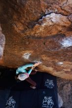 Bouldering in Hueco Tanks on 02/08/2020 with Blue Lizard Climbing and Yoga

Filename: SRM_20200208_1144421.jpg
Aperture: f/3.2
Shutter Speed: 1/250
Body: Canon EOS-1D Mark II
Lens: Canon EF 16-35mm f/2.8 L