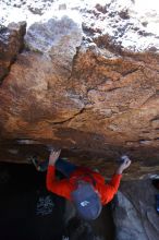 Bouldering in Hueco Tanks on 02/08/2020 with Blue Lizard Climbing and Yoga

Filename: SRM_20200208_1149380.jpg
Aperture: f/5.6
Shutter Speed: 1/250
Body: Canon EOS-1D Mark II
Lens: Canon EF 16-35mm f/2.8 L