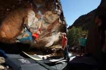 Bouldering in Hueco Tanks on 02/08/2020 with Blue Lizard Climbing and Yoga

Filename: SRM_20200208_1200540.jpg
Aperture: f/8.0
Shutter Speed: 1/250
Body: Canon EOS-1D Mark II
Lens: Canon EF 16-35mm f/2.8 L