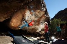 Bouldering in Hueco Tanks on 02/08/2020 with Blue Lizard Climbing and Yoga

Filename: SRM_20200208_1205310.jpg
Aperture: f/8.0
Shutter Speed: 1/250
Body: Canon EOS-1D Mark II
Lens: Canon EF 16-35mm f/2.8 L