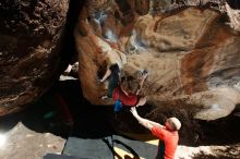 Bouldering in Hueco Tanks on 02/08/2020 with Blue Lizard Climbing and Yoga

Filename: SRM_20200208_1214040.jpg
Aperture: f/8.0
Shutter Speed: 1/250
Body: Canon EOS-1D Mark II
Lens: Canon EF 16-35mm f/2.8 L