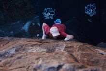 Bouldering in Hueco Tanks on 02/08/2020 with Blue Lizard Climbing and Yoga

Filename: SRM_20200208_1245570.jpg
Aperture: f/4.0
Shutter Speed: 1/250
Body: Canon EOS-1D Mark II
Lens: Canon EF 50mm f/1.8 II