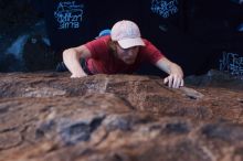 Bouldering in Hueco Tanks on 02/08/2020 with Blue Lizard Climbing and Yoga

Filename: SRM_20200208_1246140.jpg
Aperture: f/4.5
Shutter Speed: 1/250
Body: Canon EOS-1D Mark II
Lens: Canon EF 50mm f/1.8 II