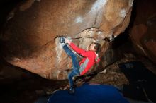 Bouldering in Hueco Tanks on 02/08/2020 with Blue Lizard Climbing and Yoga

Filename: SRM_20200208_1357210.jpg
Aperture: f/5.6
Shutter Speed: 1/250
Body: Canon EOS-1D Mark II
Lens: Canon EF 16-35mm f/2.8 L