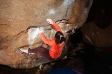 Bouldering in Hueco Tanks on 02/08/2020 with Blue Lizard Climbing and Yoga

Filename: SRM_20200208_1403280.jpg
Aperture: f/5.6
Shutter Speed: 1/250
Body: Canon EOS-1D Mark II
Lens: Canon EF 16-35mm f/2.8 L