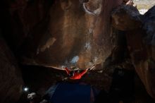 Bouldering in Hueco Tanks on 02/08/2020 with Blue Lizard Climbing and Yoga

Filename: SRM_20200208_1412360.jpg
Aperture: f/5.6
Shutter Speed: 1/250
Body: Canon EOS-1D Mark II
Lens: Canon EF 16-35mm f/2.8 L