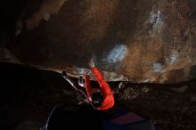 Bouldering in Hueco Tanks on 02/08/2020 with Blue Lizard Climbing and Yoga

Filename: SRM_20200208_1418570.jpg
Aperture: f/5.6
Shutter Speed: 1/250
Body: Canon EOS-1D Mark II
Lens: Canon EF 16-35mm f/2.8 L