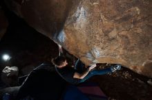 Bouldering in Hueco Tanks on 02/08/2020 with Blue Lizard Climbing and Yoga

Filename: SRM_20200208_1427040.jpg
Aperture: f/5.6
Shutter Speed: 1/250
Body: Canon EOS-1D Mark II
Lens: Canon EF 16-35mm f/2.8 L