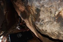 Bouldering in Hueco Tanks on 02/08/2020 with Blue Lizard Climbing and Yoga

Filename: SRM_20200208_1443200.jpg
Aperture: f/5.6
Shutter Speed: 1/250
Body: Canon EOS-1D Mark II
Lens: Canon EF 16-35mm f/2.8 L