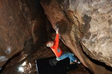 Bouldering in Hueco Tanks on 02/08/2020 with Blue Lizard Climbing and Yoga

Filename: SRM_20200208_1446240.jpg
Aperture: f/5.6
Shutter Speed: 1/250
Body: Canon EOS-1D Mark II
Lens: Canon EF 16-35mm f/2.8 L