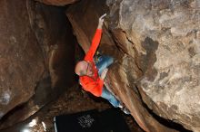 Bouldering in Hueco Tanks on 02/08/2020 with Blue Lizard Climbing and Yoga

Filename: SRM_20200208_1446340.jpg
Aperture: f/5.6
Shutter Speed: 1/250
Body: Canon EOS-1D Mark II
Lens: Canon EF 16-35mm f/2.8 L