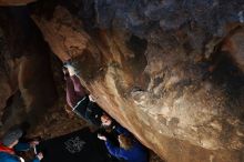 Bouldering in Hueco Tanks on 02/08/2020 with Blue Lizard Climbing and Yoga

Filename: SRM_20200208_1456510.jpg
Aperture: f/5.6
Shutter Speed: 1/250
Body: Canon EOS-1D Mark II
Lens: Canon EF 16-35mm f/2.8 L