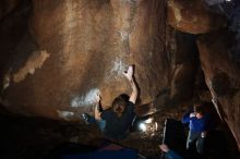 Bouldering in Hueco Tanks on 02/08/2020 with Blue Lizard Climbing and Yoga

Filename: SRM_20200208_1458000.jpg
Aperture: f/5.6
Shutter Speed: 1/250
Body: Canon EOS-1D Mark II
Lens: Canon EF 16-35mm f/2.8 L