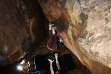 Bouldering in Hueco Tanks on 02/08/2020 with Blue Lizard Climbing and Yoga

Filename: SRM_20200208_1502220.jpg
Aperture: f/5.6
Shutter Speed: 1/250
Body: Canon EOS-1D Mark II
Lens: Canon EF 16-35mm f/2.8 L