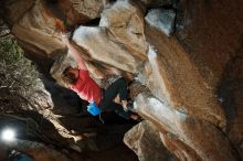 Bouldering in Hueco Tanks on 02/08/2020 with Blue Lizard Climbing and Yoga

Filename: SRM_20200208_1541420.jpg
Aperture: f/8.0
Shutter Speed: 1/250
Body: Canon EOS-1D Mark II
Lens: Canon EF 16-35mm f/2.8 L