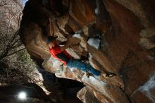 Bouldering in Hueco Tanks on 02/08/2020 with Blue Lizard Climbing and Yoga

Filename: SRM_20200208_1548300.jpg
Aperture: f/8.0
Shutter Speed: 1/250
Body: Canon EOS-1D Mark II
Lens: Canon EF 16-35mm f/2.8 L