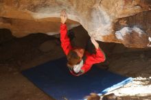 Bouldering in Hueco Tanks on 02/08/2020 with Blue Lizard Climbing and Yoga

Filename: SRM_20200208_1549410.jpg
Aperture: f/4.0
Shutter Speed: 1/250
Body: Canon EOS-1D Mark II
Lens: Canon EF 50mm f/1.8 II