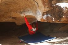 Bouldering in Hueco Tanks on 02/08/2020 with Blue Lizard Climbing and Yoga

Filename: SRM_20200208_1552500.jpg
Aperture: f/4.0
Shutter Speed: 1/250
Body: Canon EOS-1D Mark II
Lens: Canon EF 50mm f/1.8 II