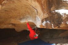 Bouldering in Hueco Tanks on 02/08/2020 with Blue Lizard Climbing and Yoga

Filename: SRM_20200208_1552530.jpg
Aperture: f/4.0
Shutter Speed: 1/250
Body: Canon EOS-1D Mark II
Lens: Canon EF 50mm f/1.8 II