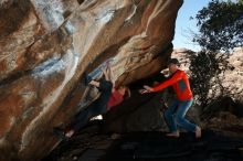 Bouldering in Hueco Tanks on 02/08/2020 with Blue Lizard Climbing and Yoga

Filename: SRM_20200208_1555300.jpg
Aperture: f/8.0
Shutter Speed: 1/250
Body: Canon EOS-1D Mark II
Lens: Canon EF 16-35mm f/2.8 L