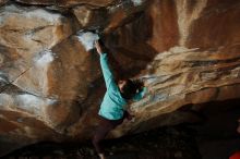 Bouldering in Hueco Tanks on 02/08/2020 with Blue Lizard Climbing and Yoga

Filename: SRM_20200208_1606380.jpg
Aperture: f/8.0
Shutter Speed: 1/250
Body: Canon EOS-1D Mark II
Lens: Canon EF 16-35mm f/2.8 L