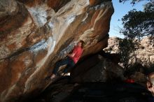 Bouldering in Hueco Tanks on 02/08/2020 with Blue Lizard Climbing and Yoga

Filename: SRM_20200208_1610460.jpg
Aperture: f/8.0
Shutter Speed: 1/250
Body: Canon EOS-1D Mark II
Lens: Canon EF 16-35mm f/2.8 L