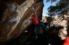 Bouldering in Hueco Tanks on 02/08/2020 with Blue Lizard Climbing and Yoga

Filename: SRM_20200208_1611331.jpg
Aperture: f/8.0
Shutter Speed: 1/250
Body: Canon EOS-1D Mark II
Lens: Canon EF 16-35mm f/2.8 L