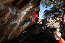 Bouldering in Hueco Tanks on 02/08/2020 with Blue Lizard Climbing and Yoga

Filename: SRM_20200208_1612140.jpg
Aperture: f/8.0
Shutter Speed: 1/250
Body: Canon EOS-1D Mark II
Lens: Canon EF 16-35mm f/2.8 L