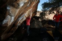 Bouldering in Hueco Tanks on 02/08/2020 with Blue Lizard Climbing and Yoga

Filename: SRM_20200208_1626140.jpg
Aperture: f/8.0
Shutter Speed: 1/250
Body: Canon EOS-1D Mark II
Lens: Canon EF 16-35mm f/2.8 L