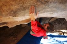 Bouldering in Hueco Tanks on 02/08/2020 with Blue Lizard Climbing and Yoga

Filename: SRM_20200208_1643340.jpg
Aperture: f/3.2
Shutter Speed: 1/250
Body: Canon EOS-1D Mark II
Lens: Canon EF 16-35mm f/2.8 L