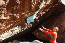 Bouldering in Hueco Tanks on 02/08/2020 with Blue Lizard Climbing and Yoga

Filename: SRM_20200208_1712170.jpg
Aperture: f/6.3
Shutter Speed: 1/250
Body: Canon EOS-1D Mark II
Lens: Canon EF 16-35mm f/2.8 L